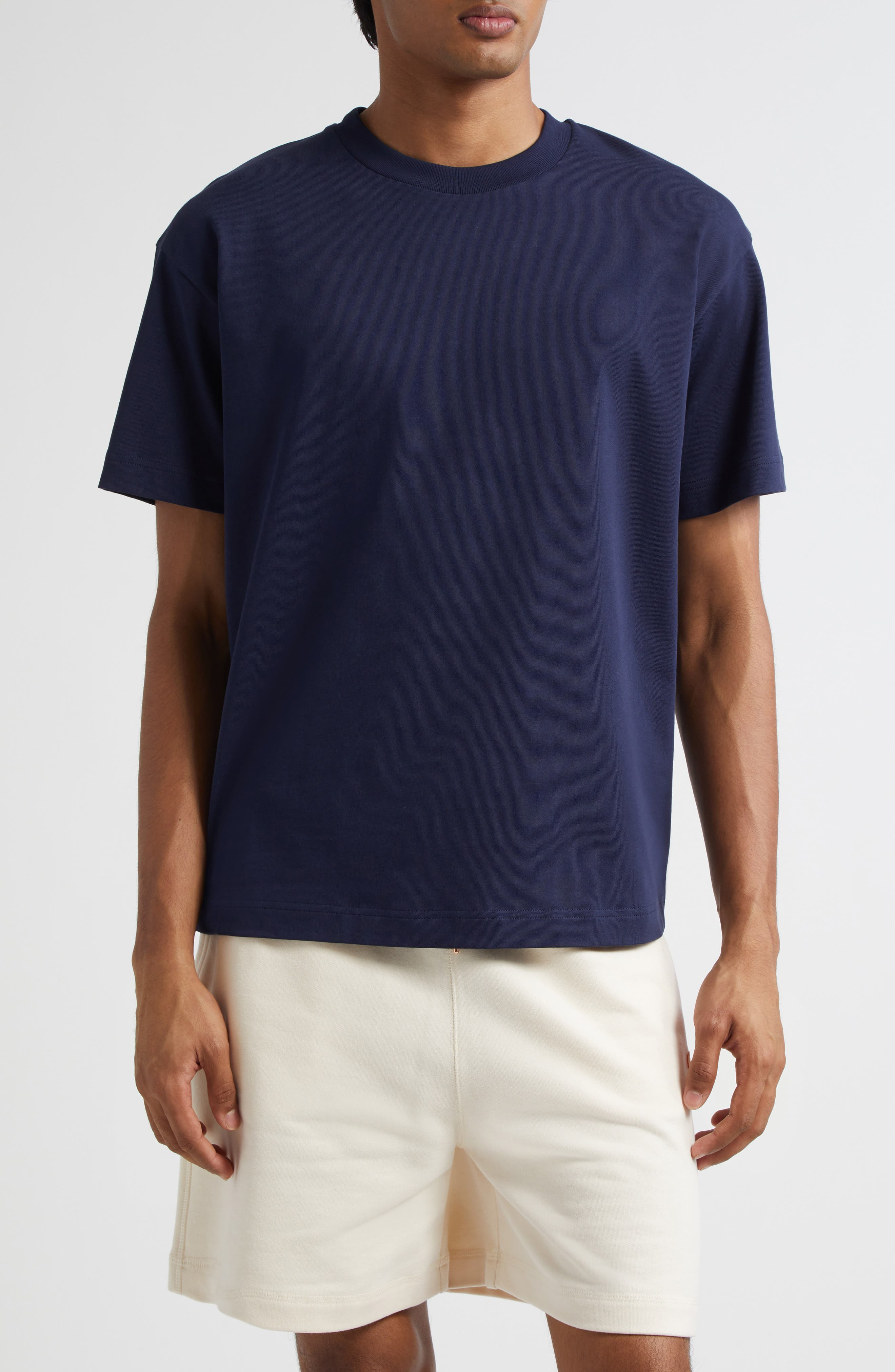 Moncler x Gilga Farm by Donald Glover Logo Patch T-Shirt in Navy at Nordstrom - 1