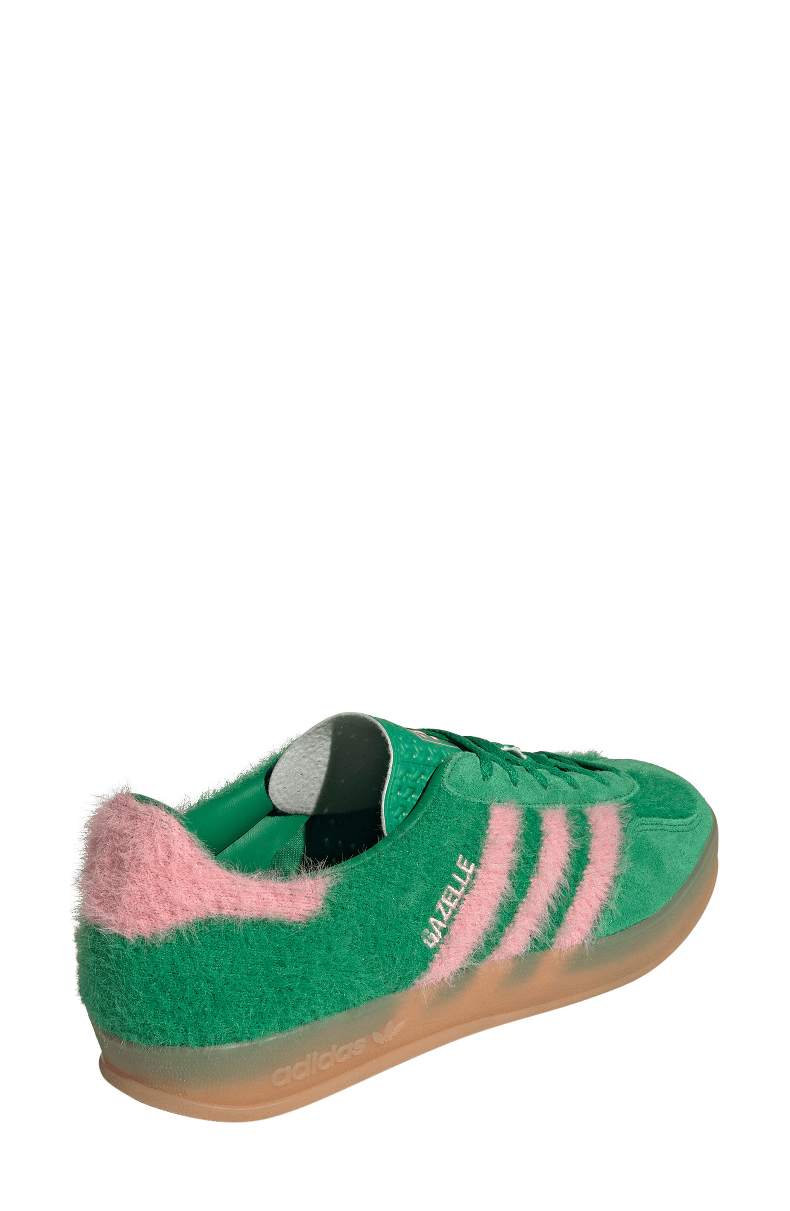 adidas Gazelle Indoor Sneaker in Green/Pink/Gum at Nordstrom - 2