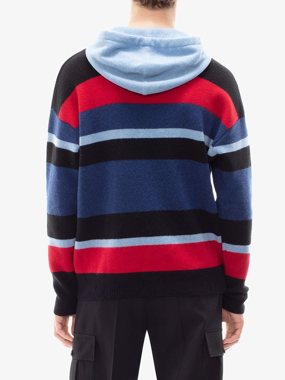 striped logo hoodie - 4