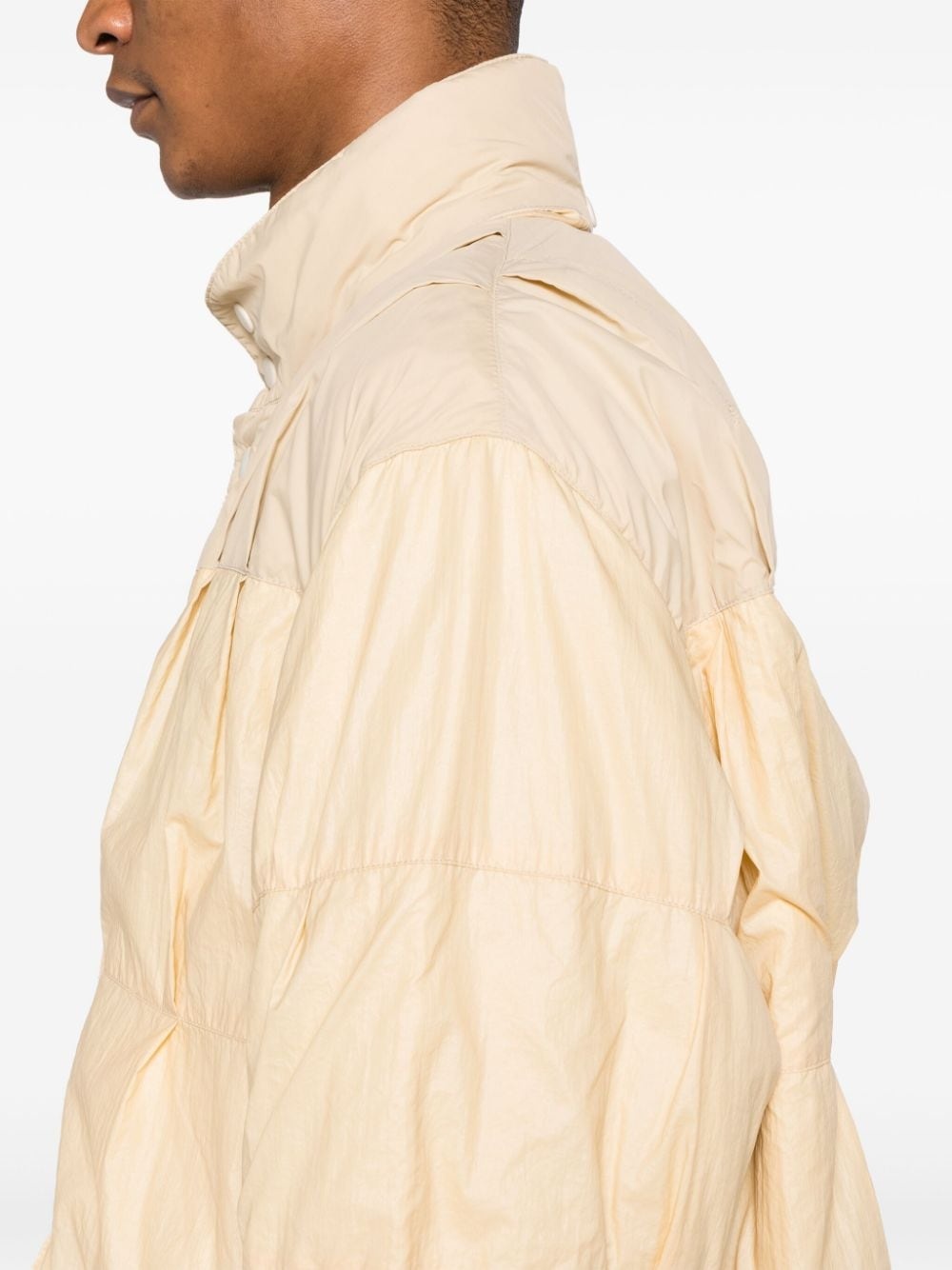 Exhaust panelled puffer jacket - 5