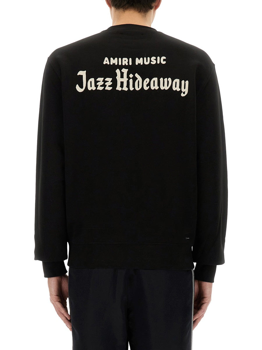 Amiri Men "Jazz Hideaway Crew" Sweatshirt - 3