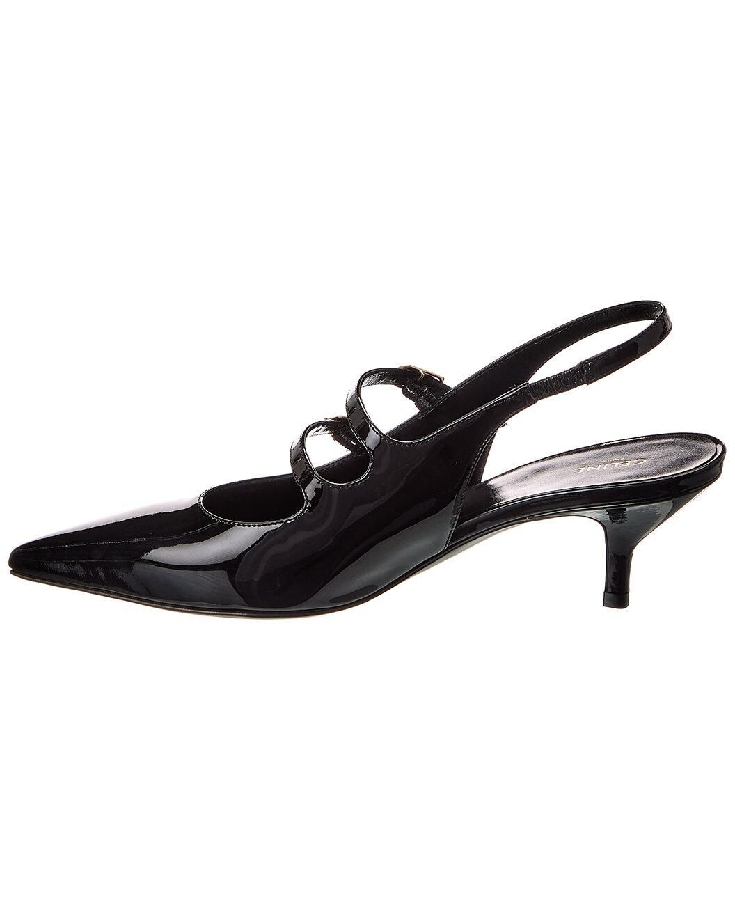 CELINE Judy Patent Slingback Pump - 2