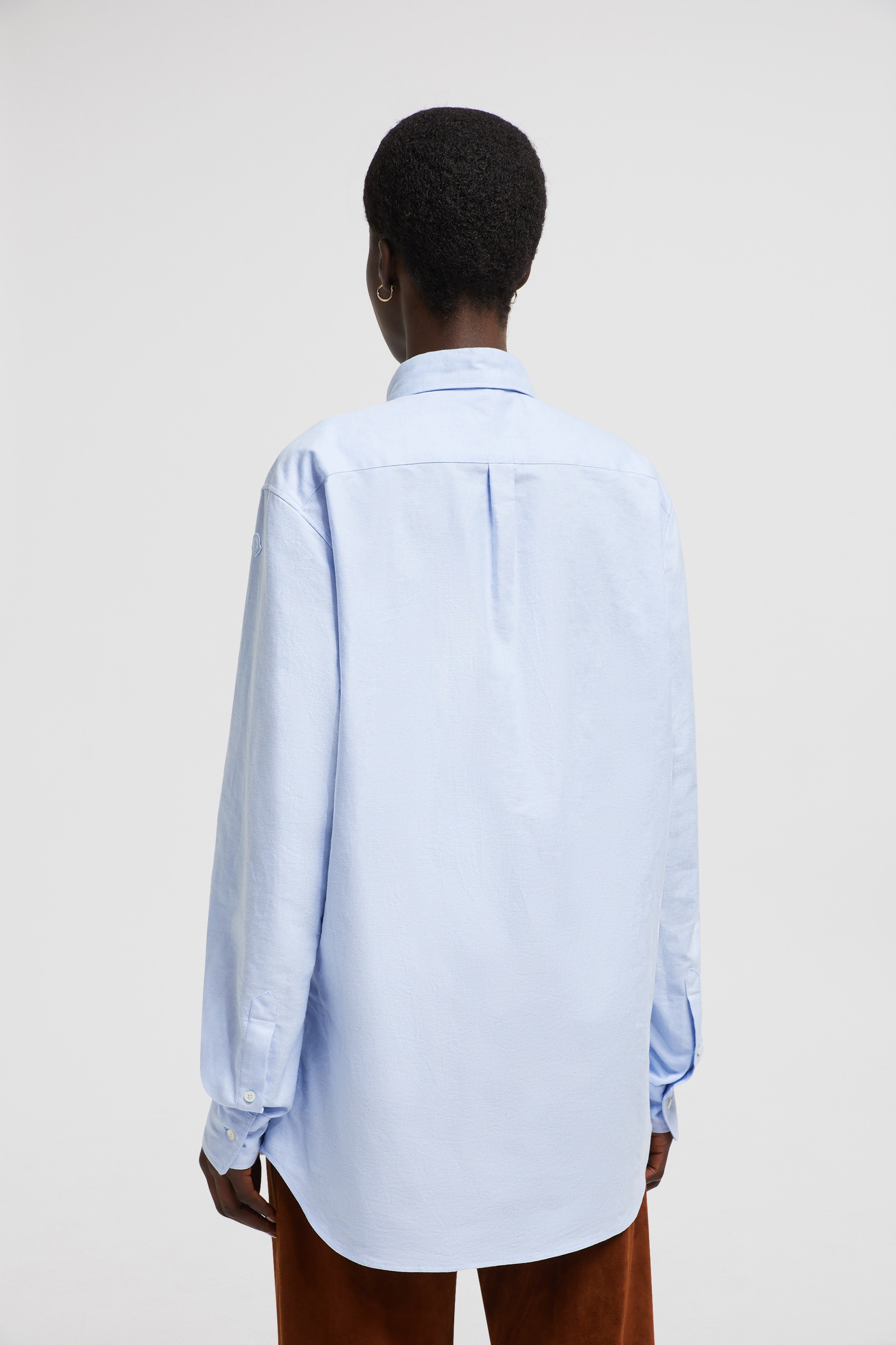 Long Sleeve Oxford Cotton Shirt - 5