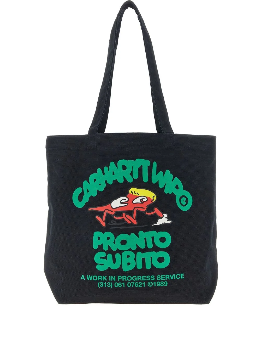 graphic-print tote bag - 1