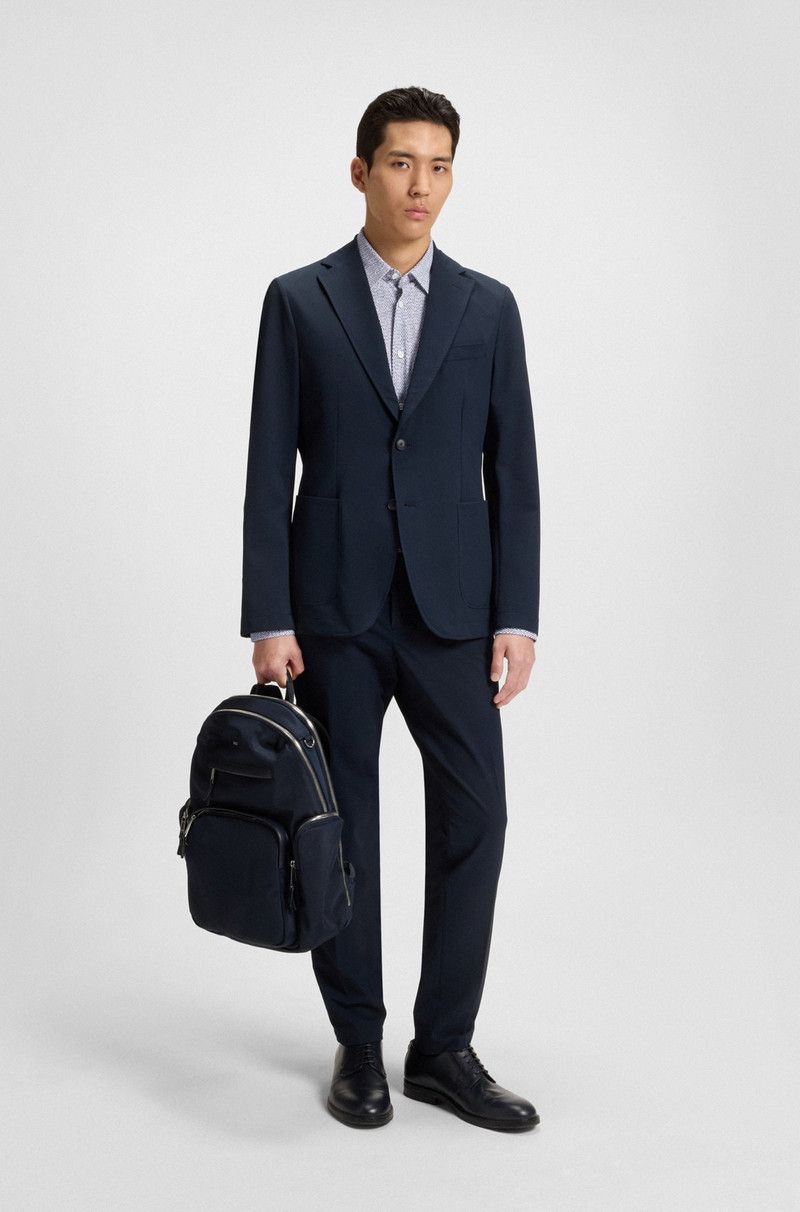 BOSS SLIM-FIT SHIRT IN PRINTED PERFORMANCE-STRETCH JERSEY outlook