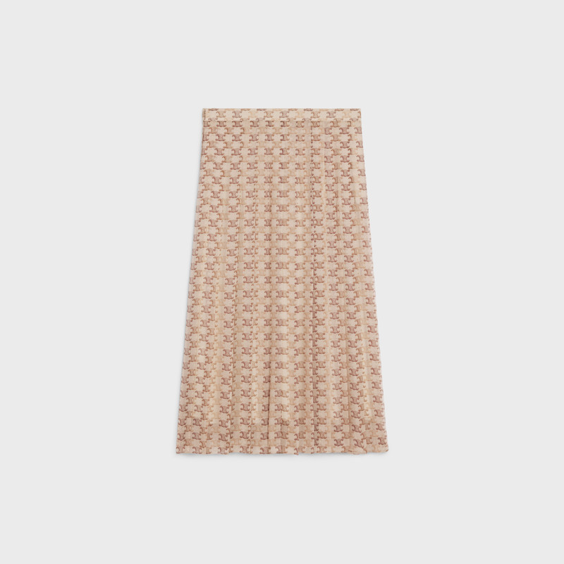 CELINE PAJAMA SKIRT IN SILK GEORGETTE outlook
