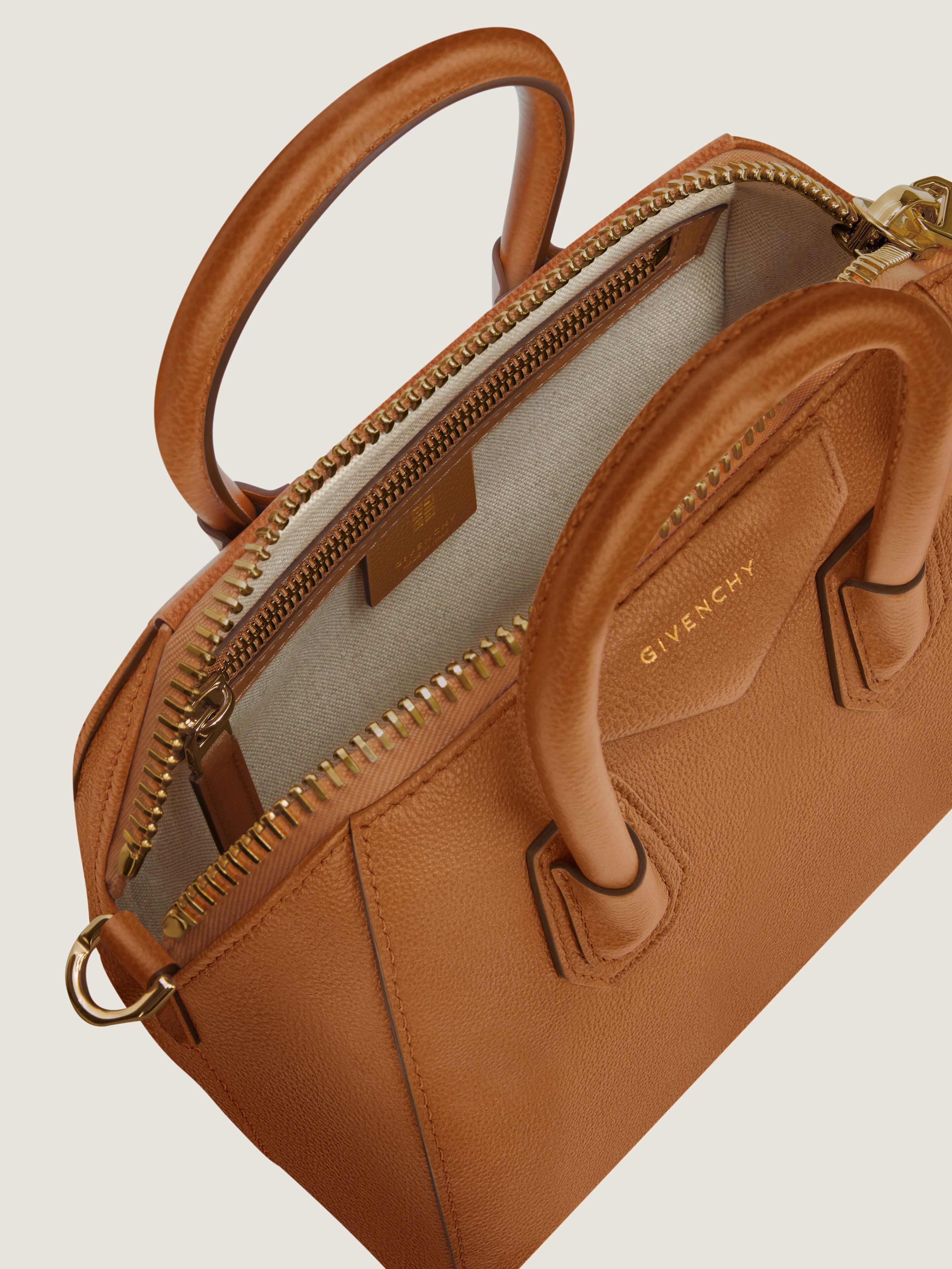 MINI ANTIGONA BAG IN LEATHER - 4