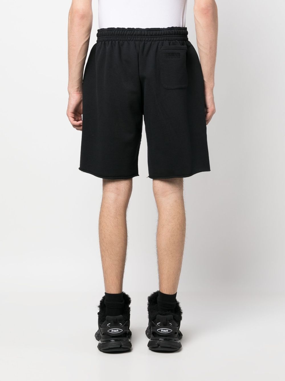 logo-print knee-length shorts - 5