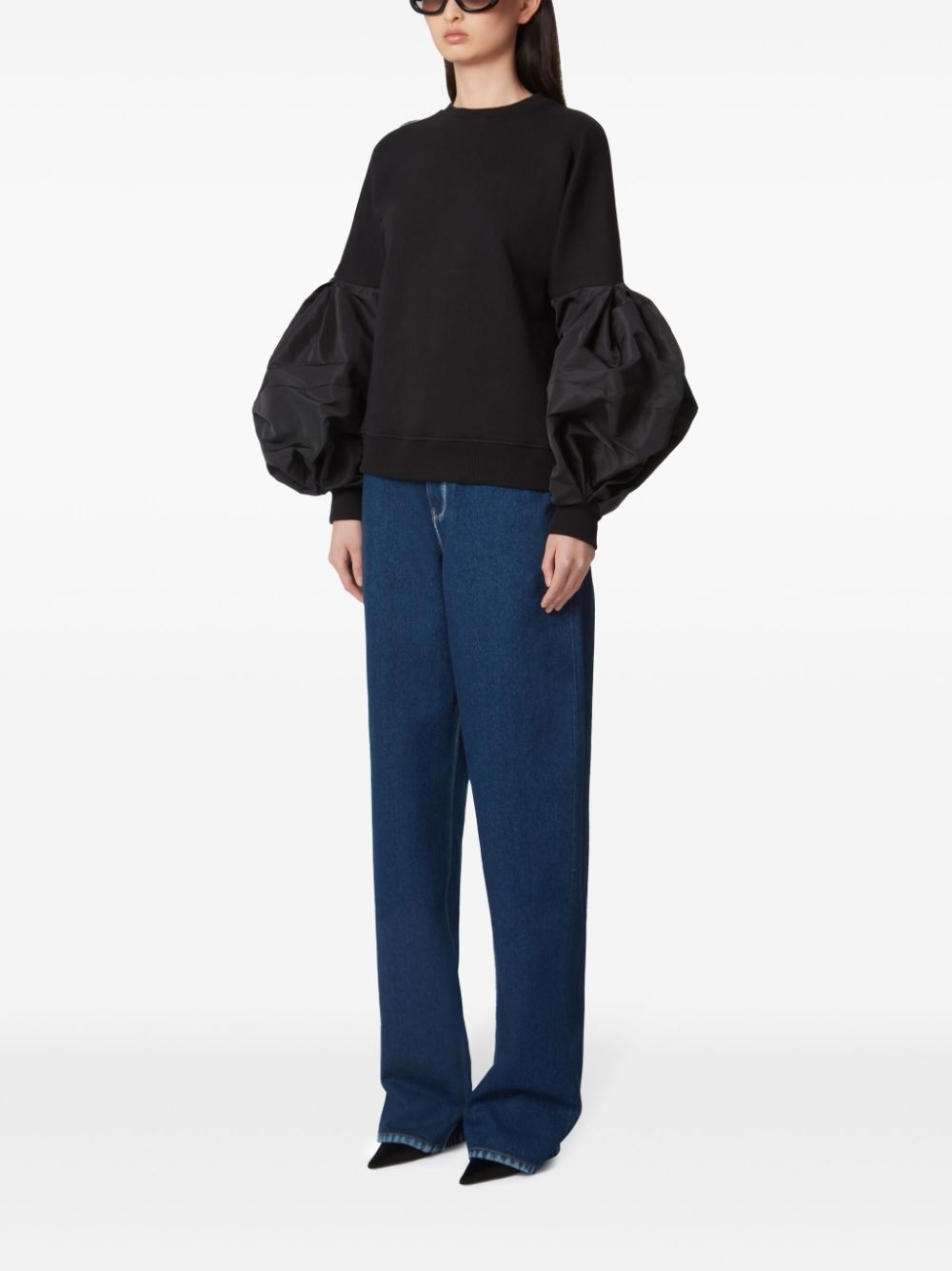 puff-sleeve sweatshirt - 3