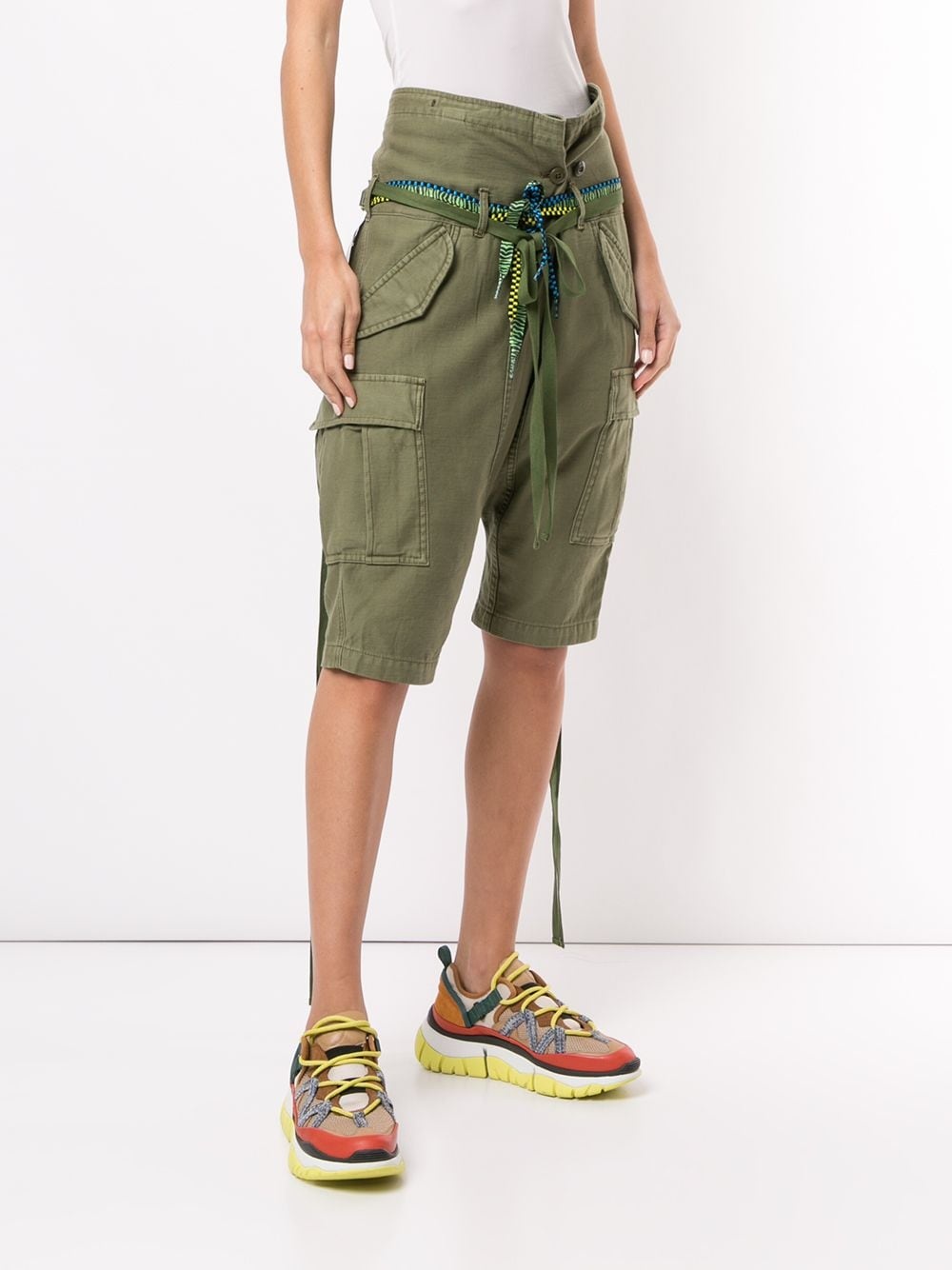 slim-fit cargo shorts - 3