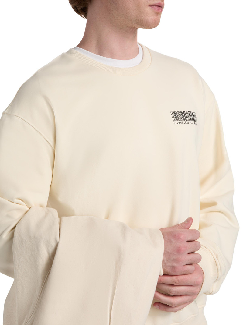 Men's Ski Schedule Crewneck Sweatshirt - Winter White 6