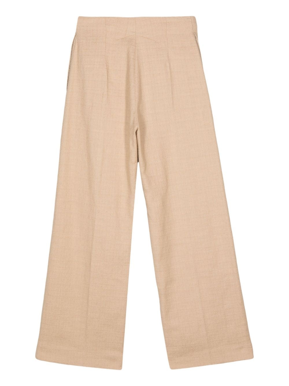 bouclé straight-leg trousers - 2