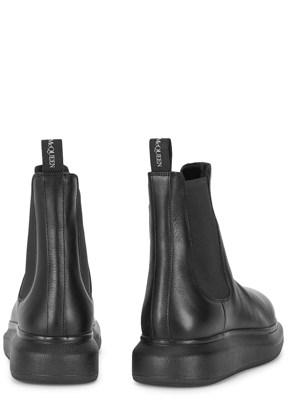 Hybrid black leather Chelsea boots - 3