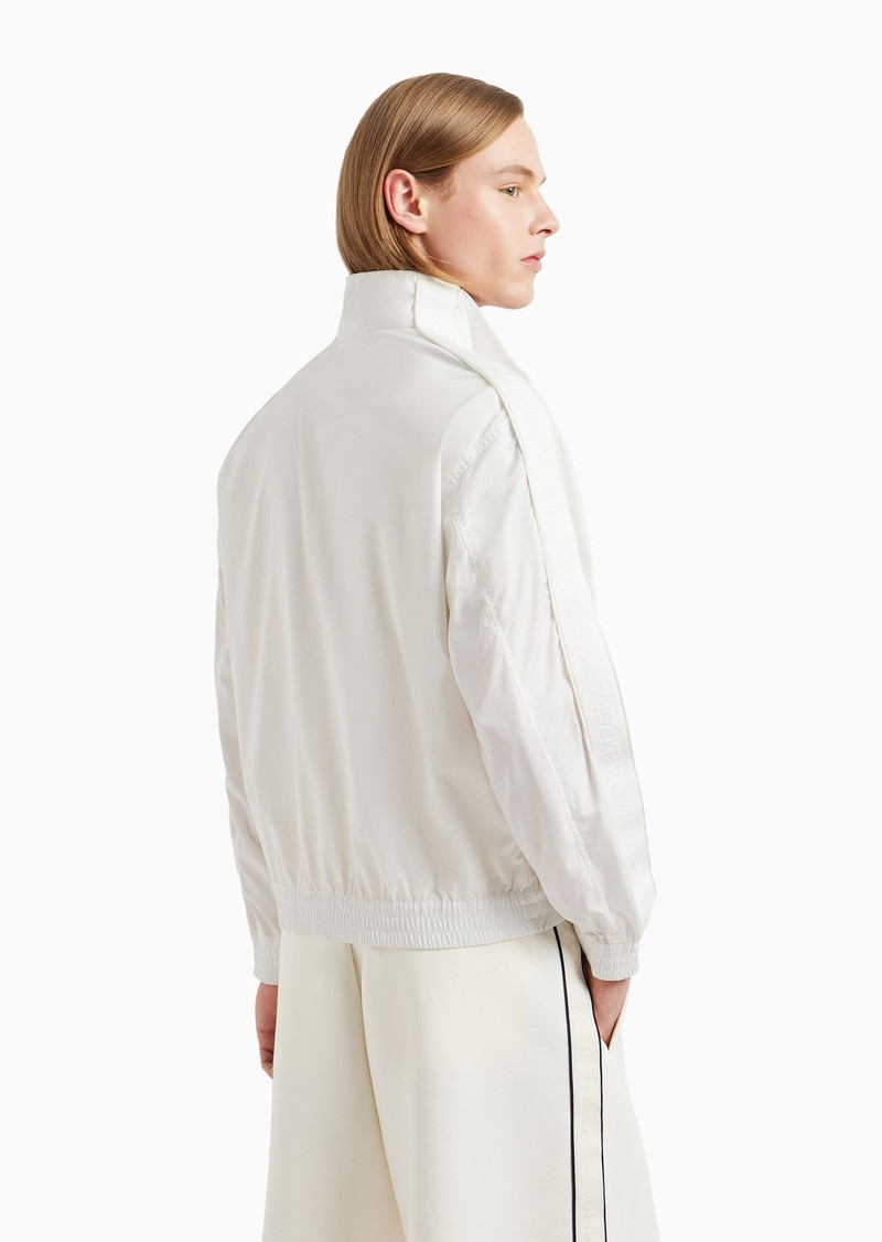 Full-zip blouson in light nylon with logo tape 3