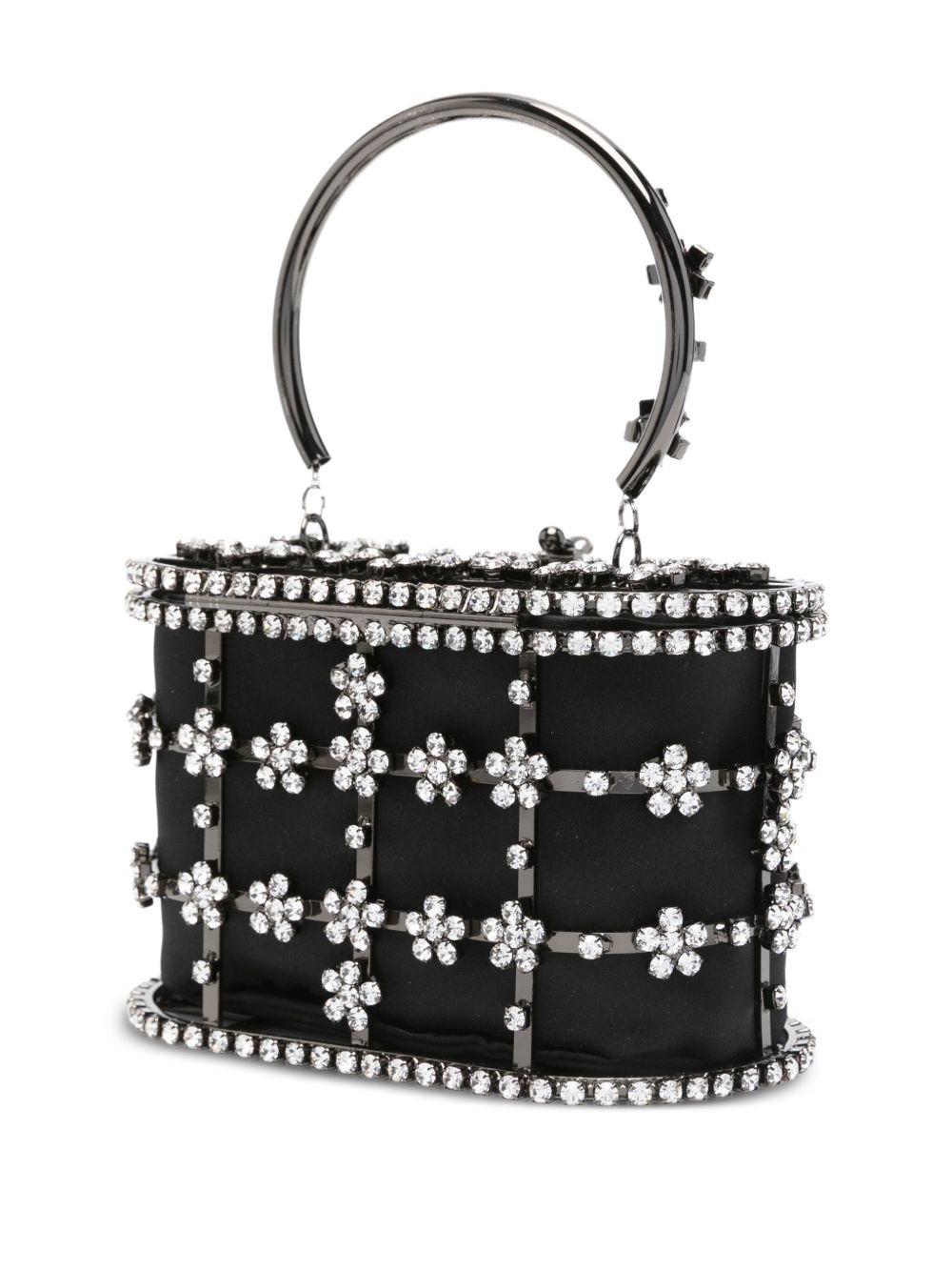 mini Holli crystal-embellished top-handle tote bag - 3