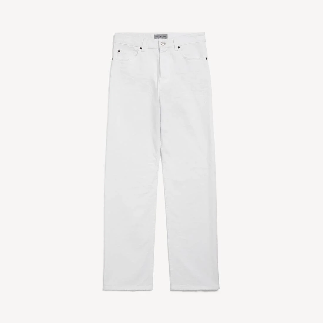 Men's Slim Fit Jeans in White - 1