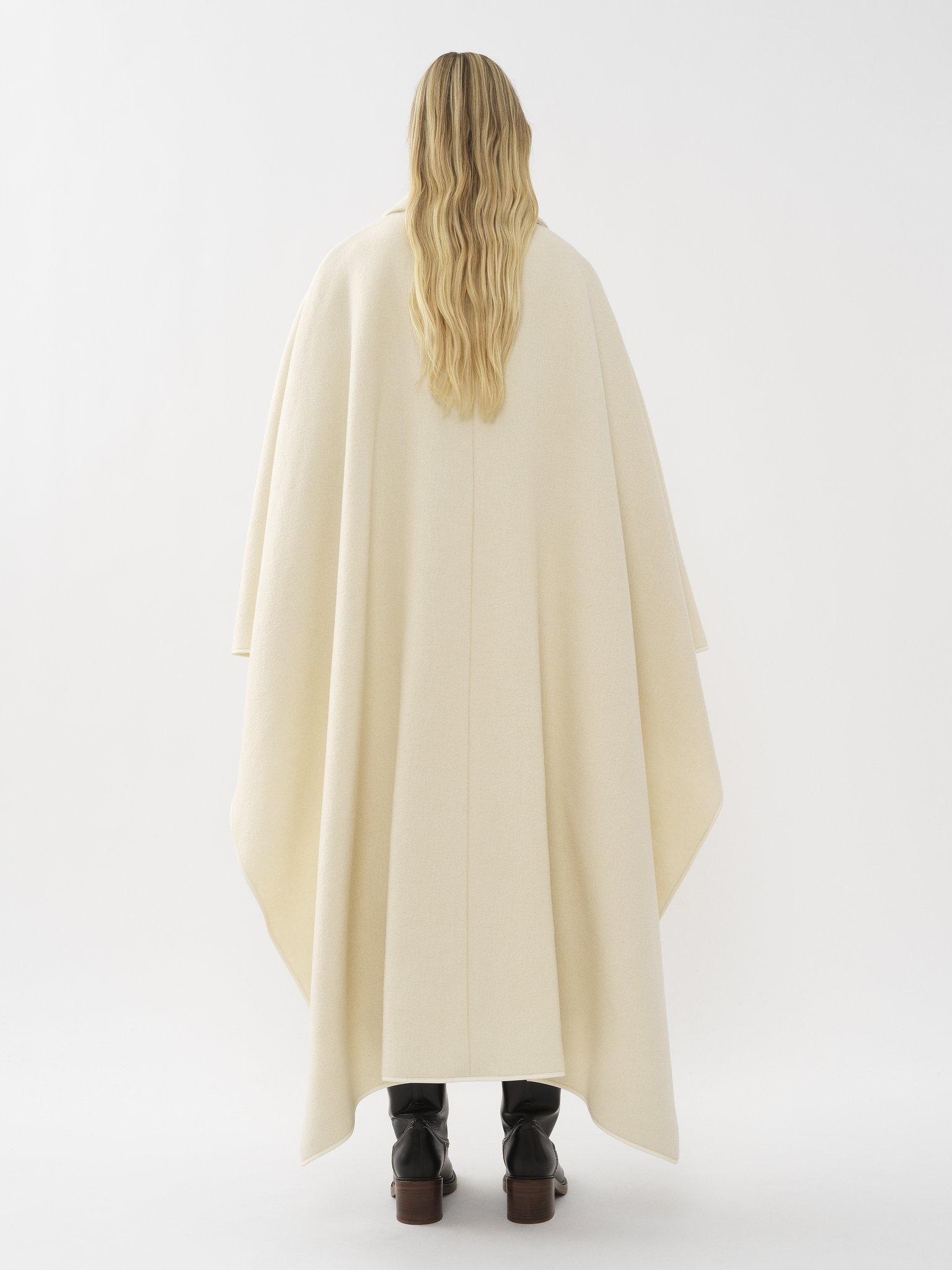 BELTED LONG CAPE - 3