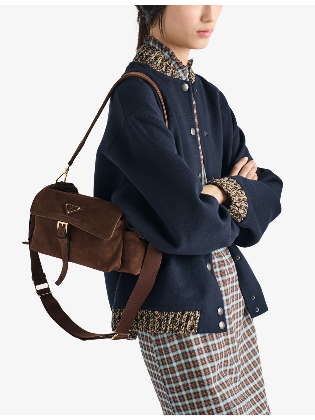 Double Cashmere and Wool Bomber Jacket - 3
