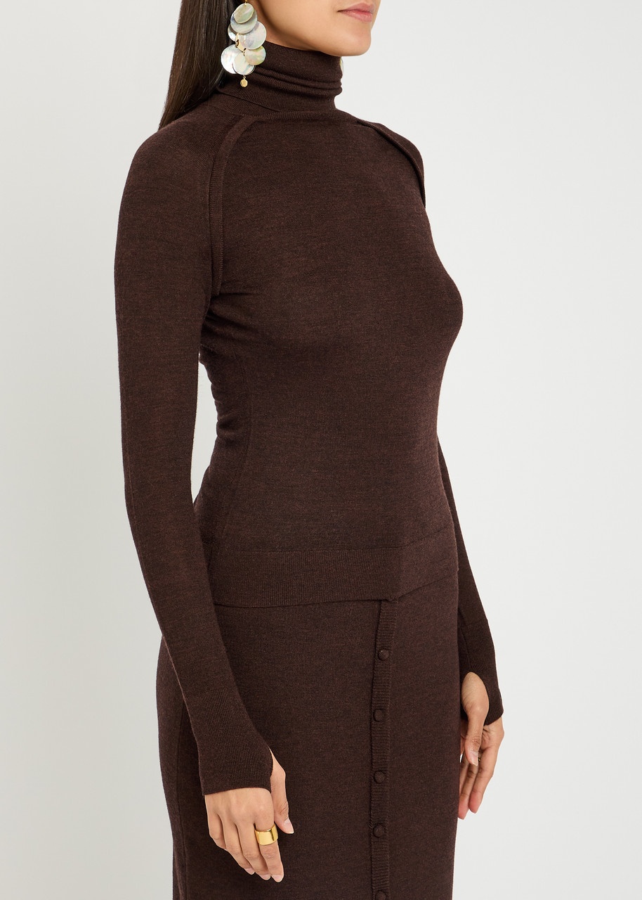 Victoria Beckham Roll-neck Wool top - 2