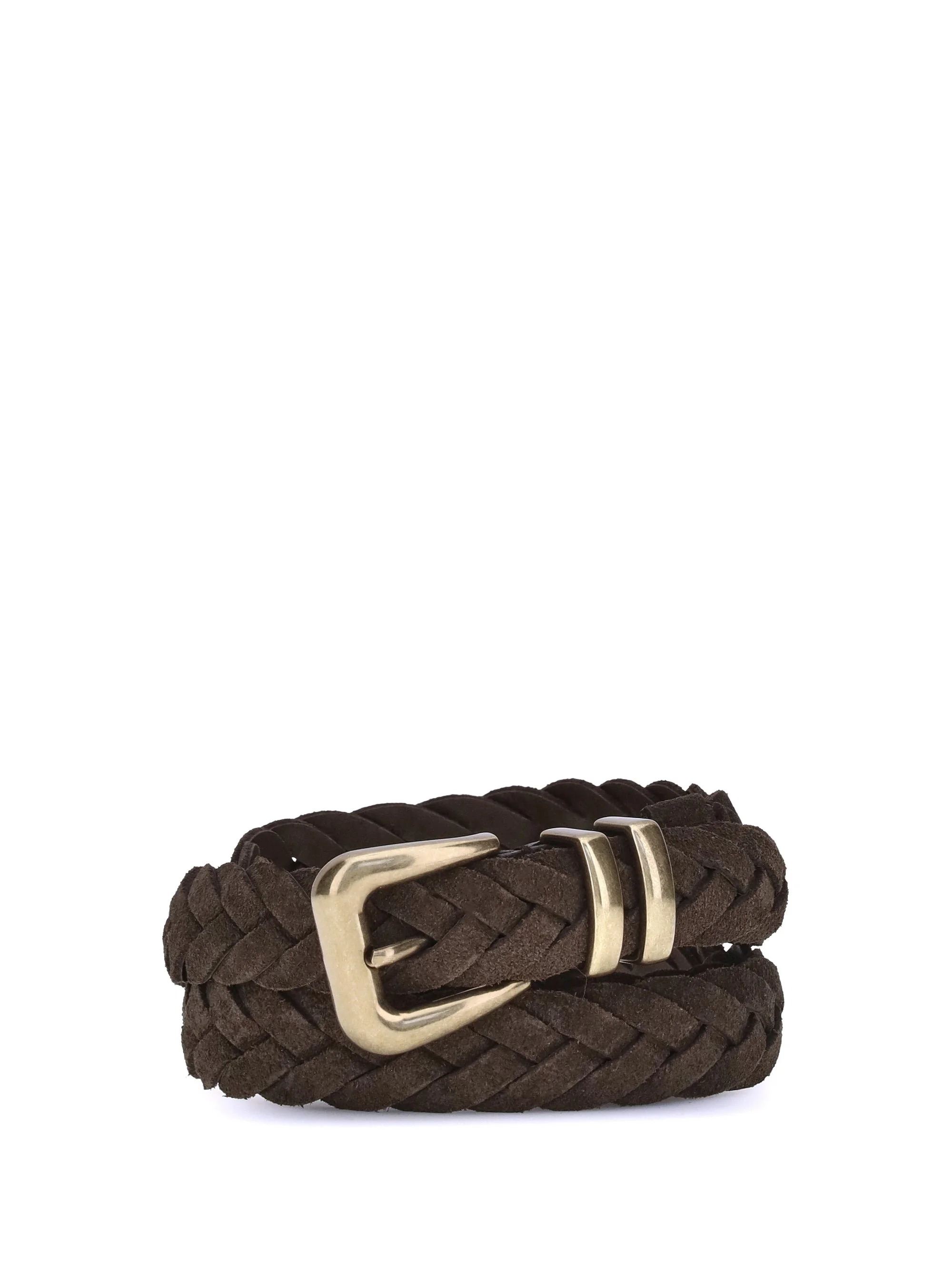 Brunello Cucinelli Men Leather Woven Belt - 1