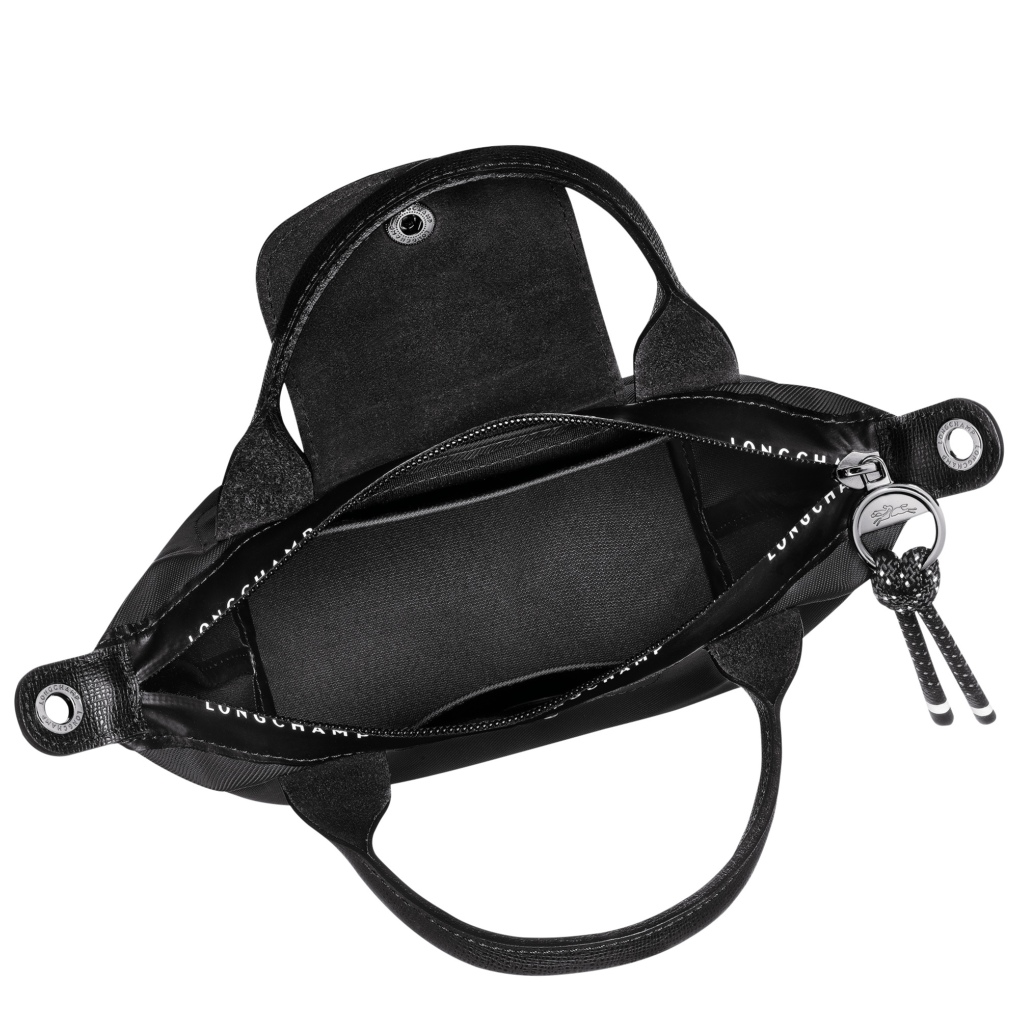 Le Pliage Energy XS Handbag Black - Recycled canvas - 5
