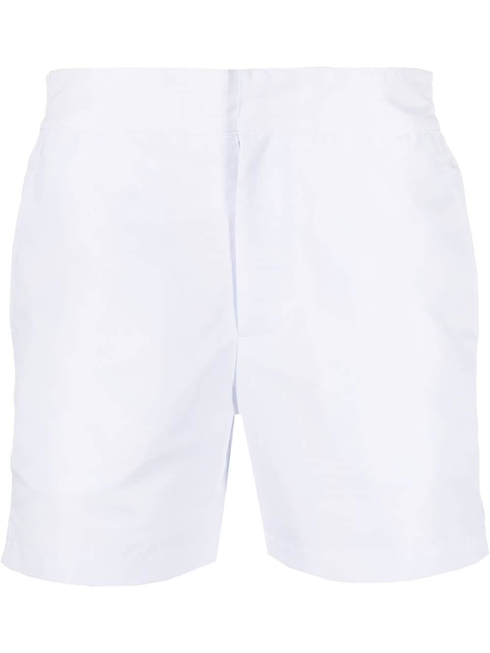 straight-leg swim shorts - 1