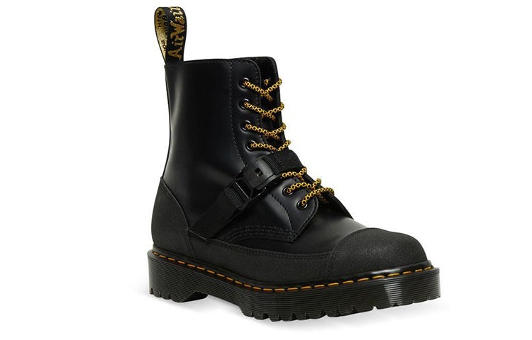 Dr.Martens 1460 Bex Tech Made in England Leather Lace Up Boots 'Black' 26881001 - 3