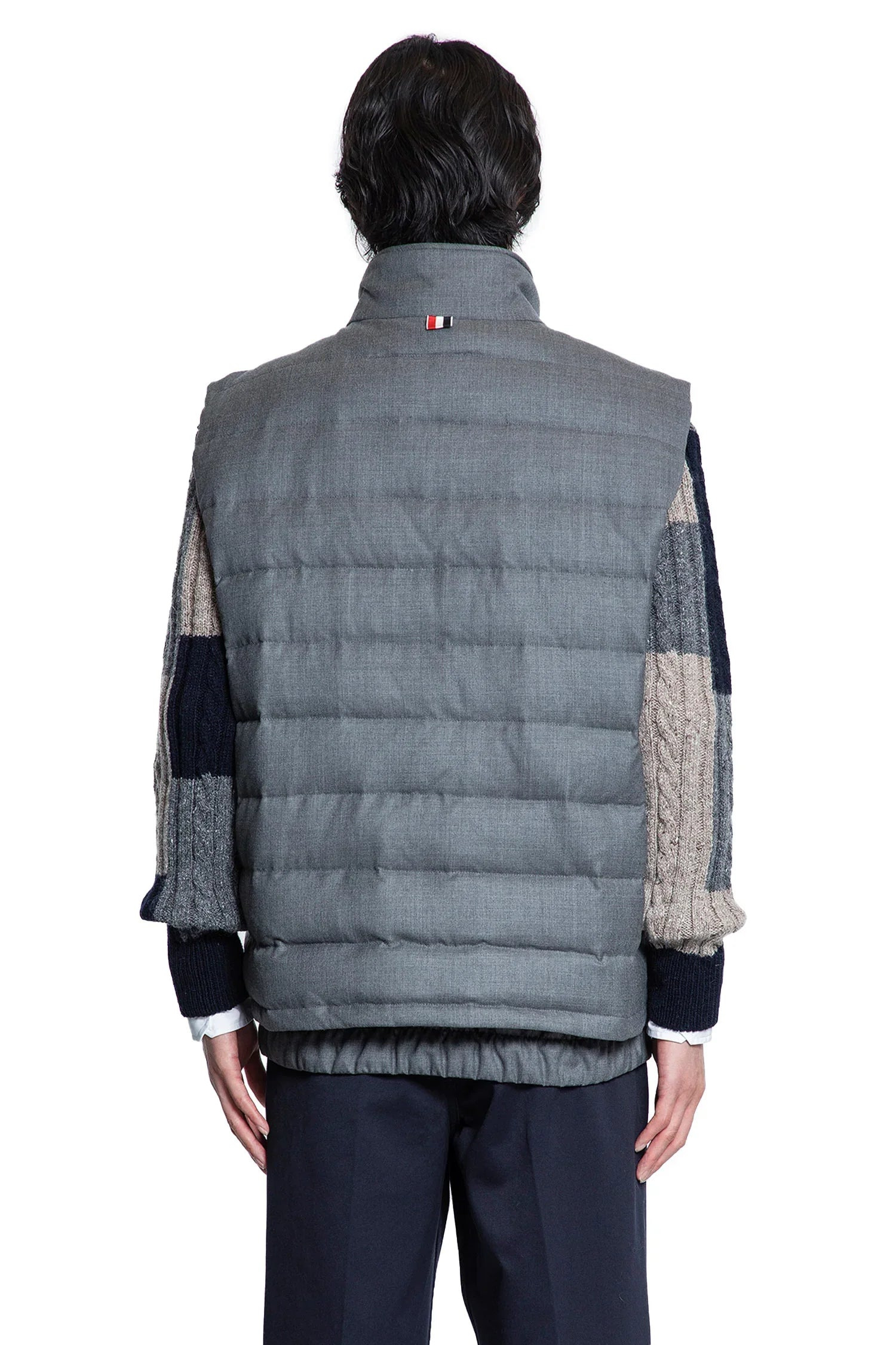 Down-Filled-Super-120S-Twill-Ski-Vest - 3