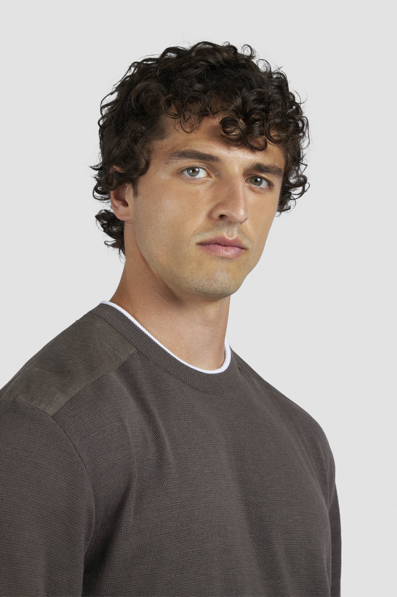 MERINO EXTRAFINE CREWNECK SWEATER 4