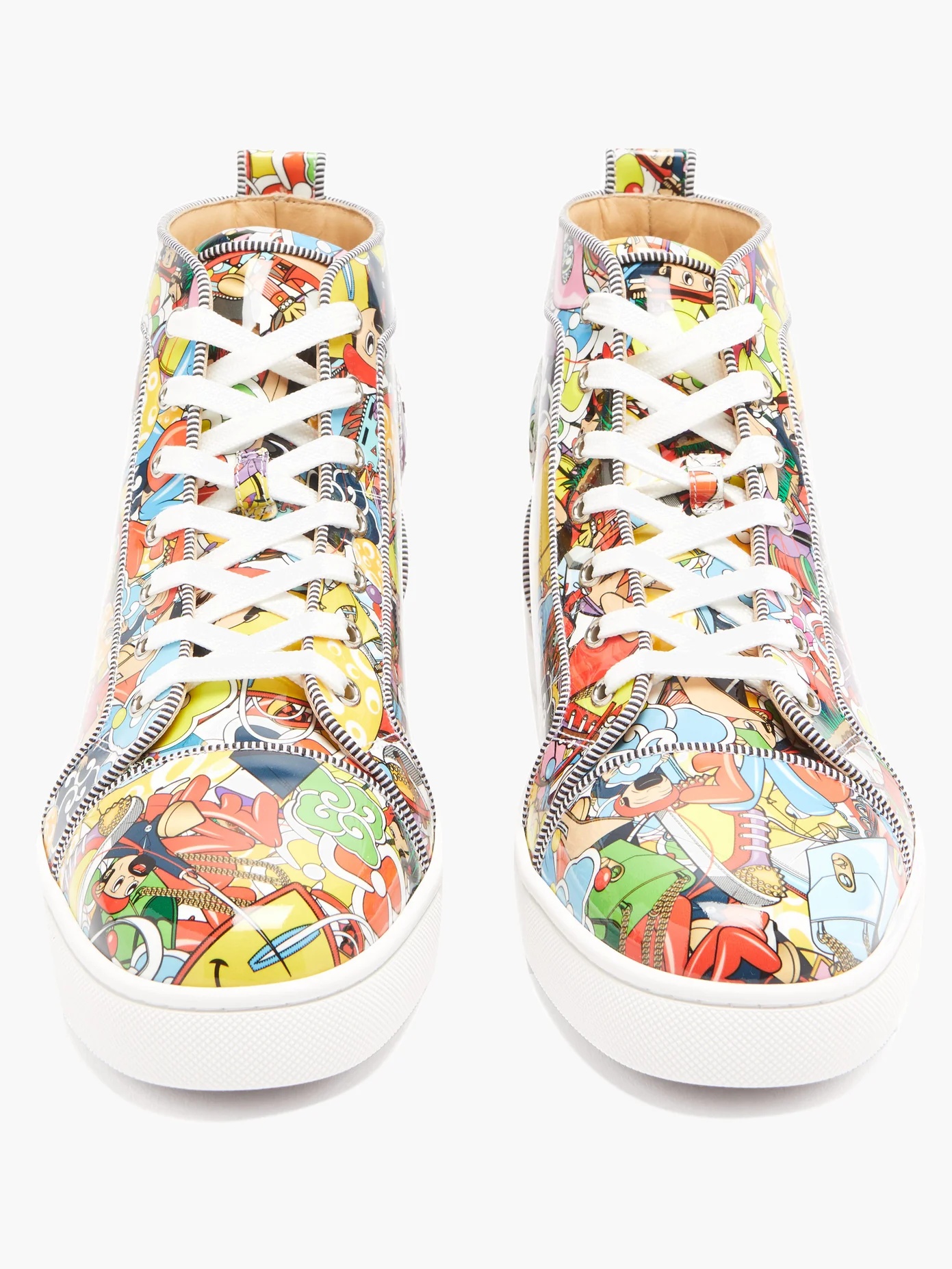 Lou Orlato Super Loubi-print high-top trainers - 5