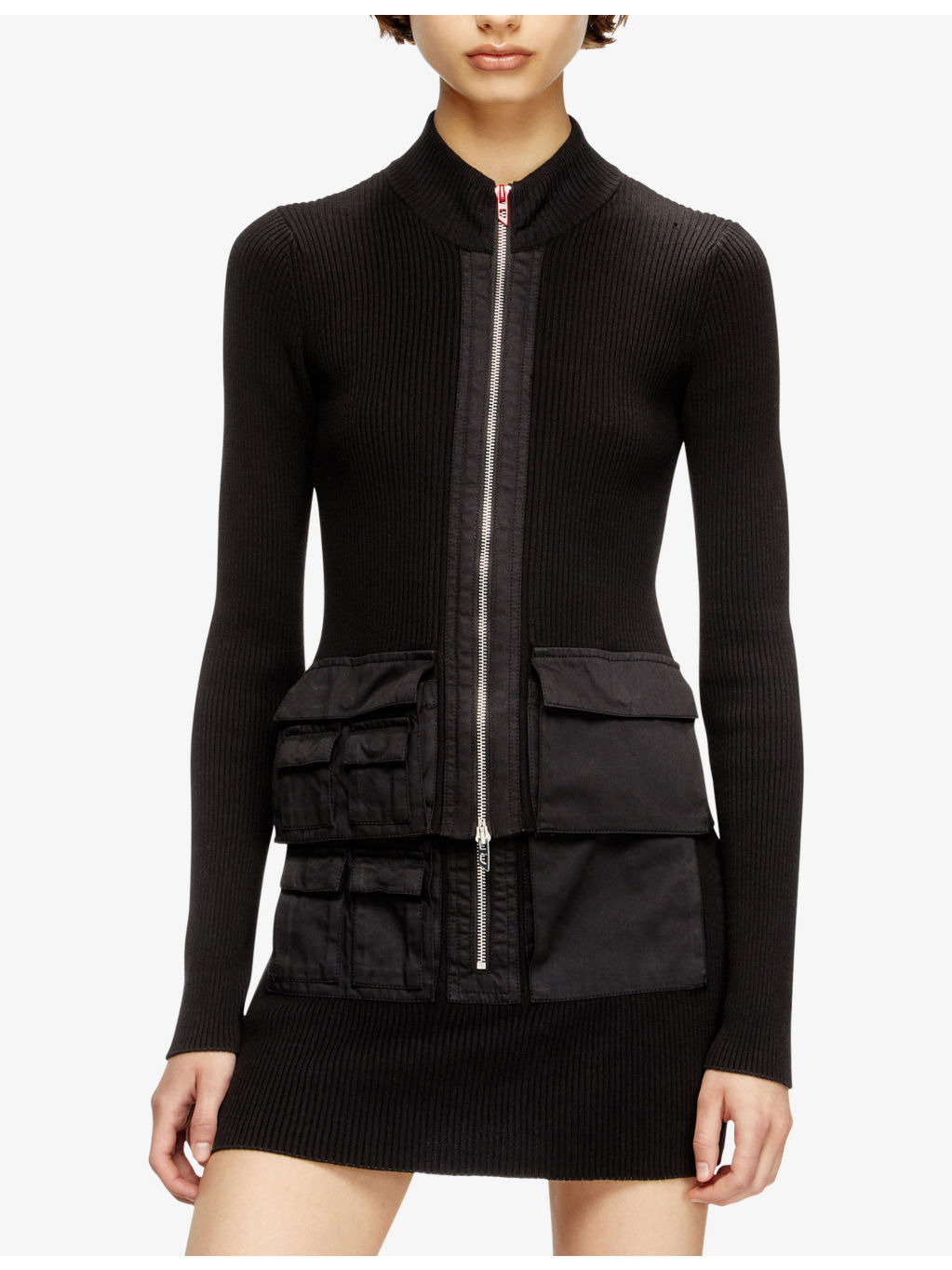 M-Melissa Flap-Pocket Knitted Cardigan - 3