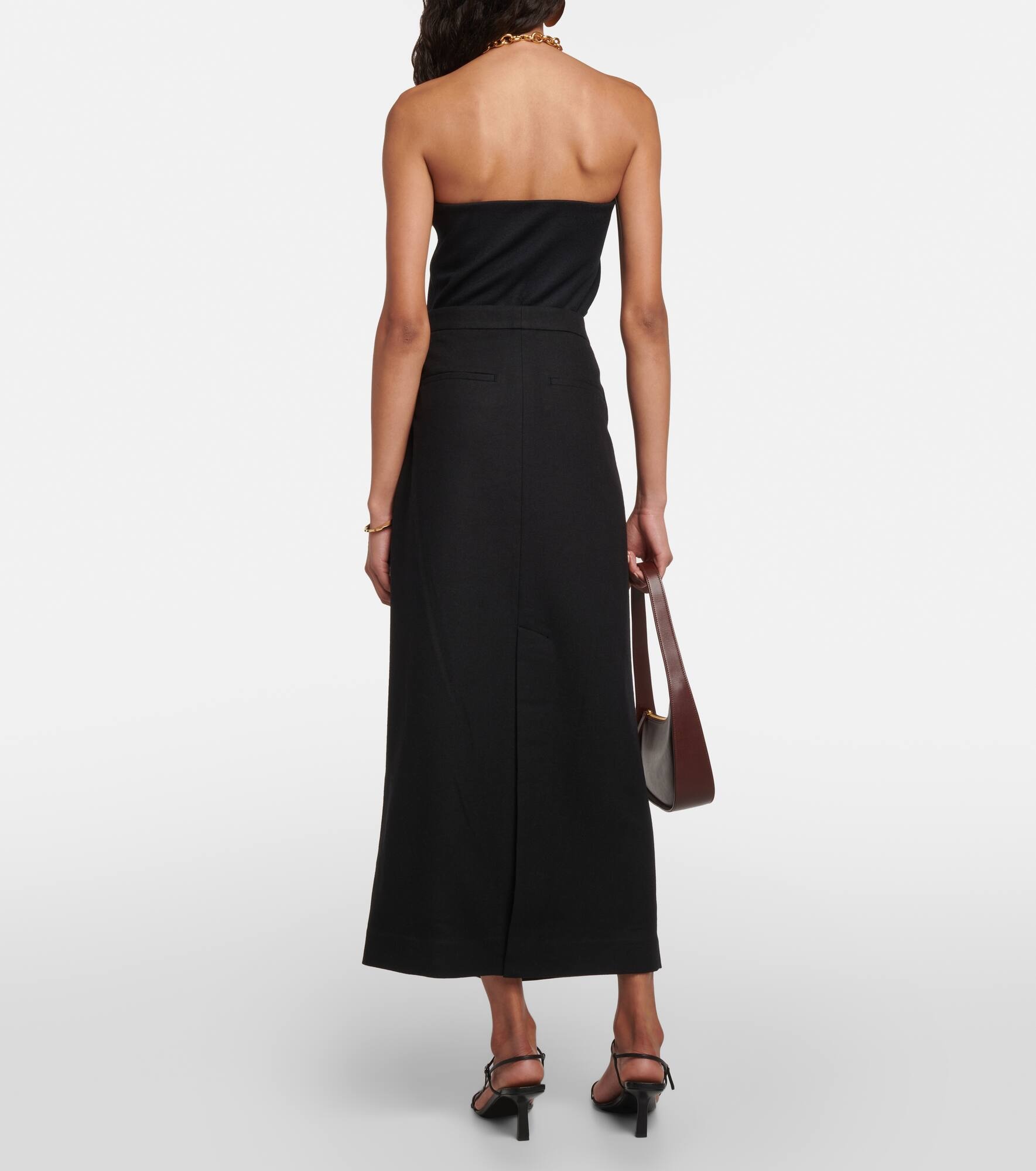 Flannel maxi skirt - 3