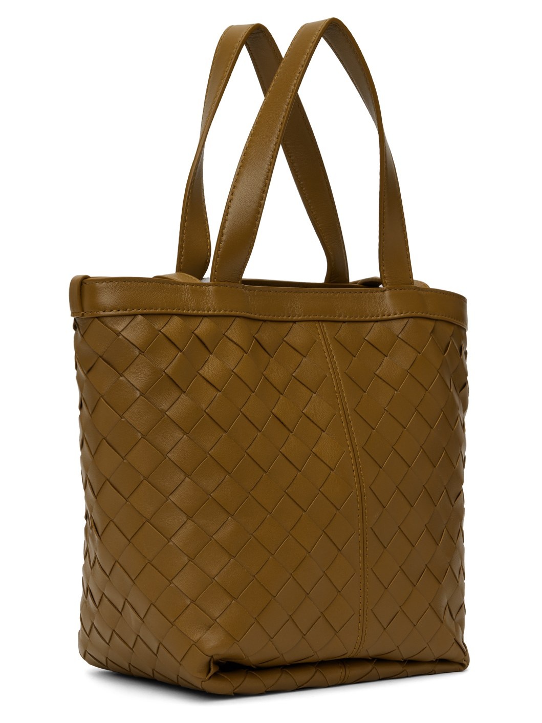 Brown Small Flip Flap Tote - 3