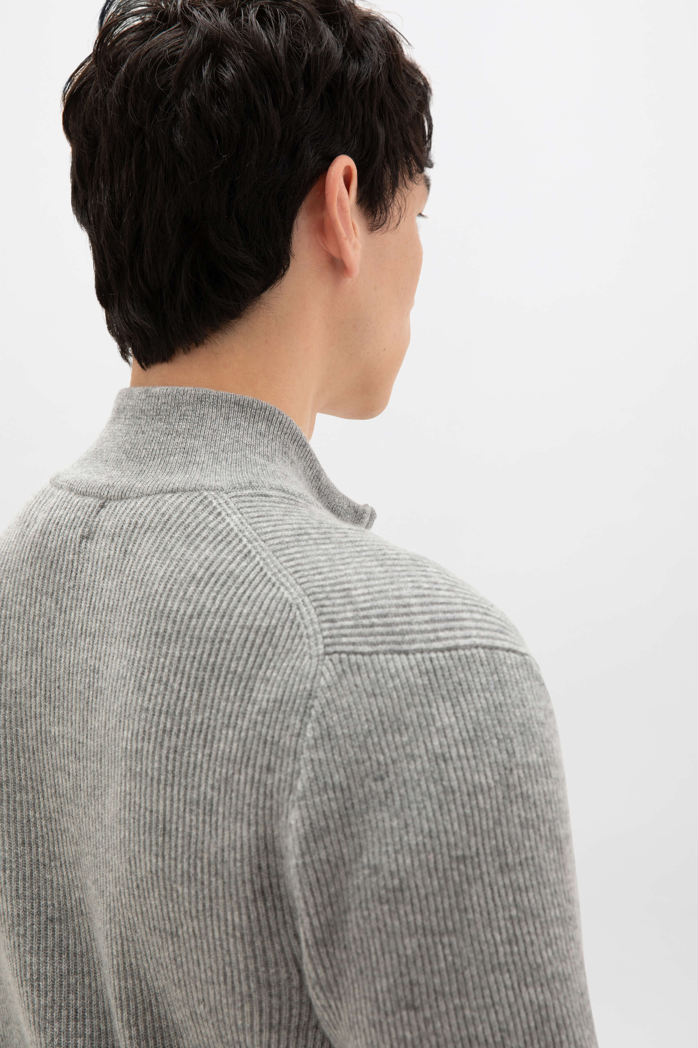 Ribbed Cashmere Cardigan - 9