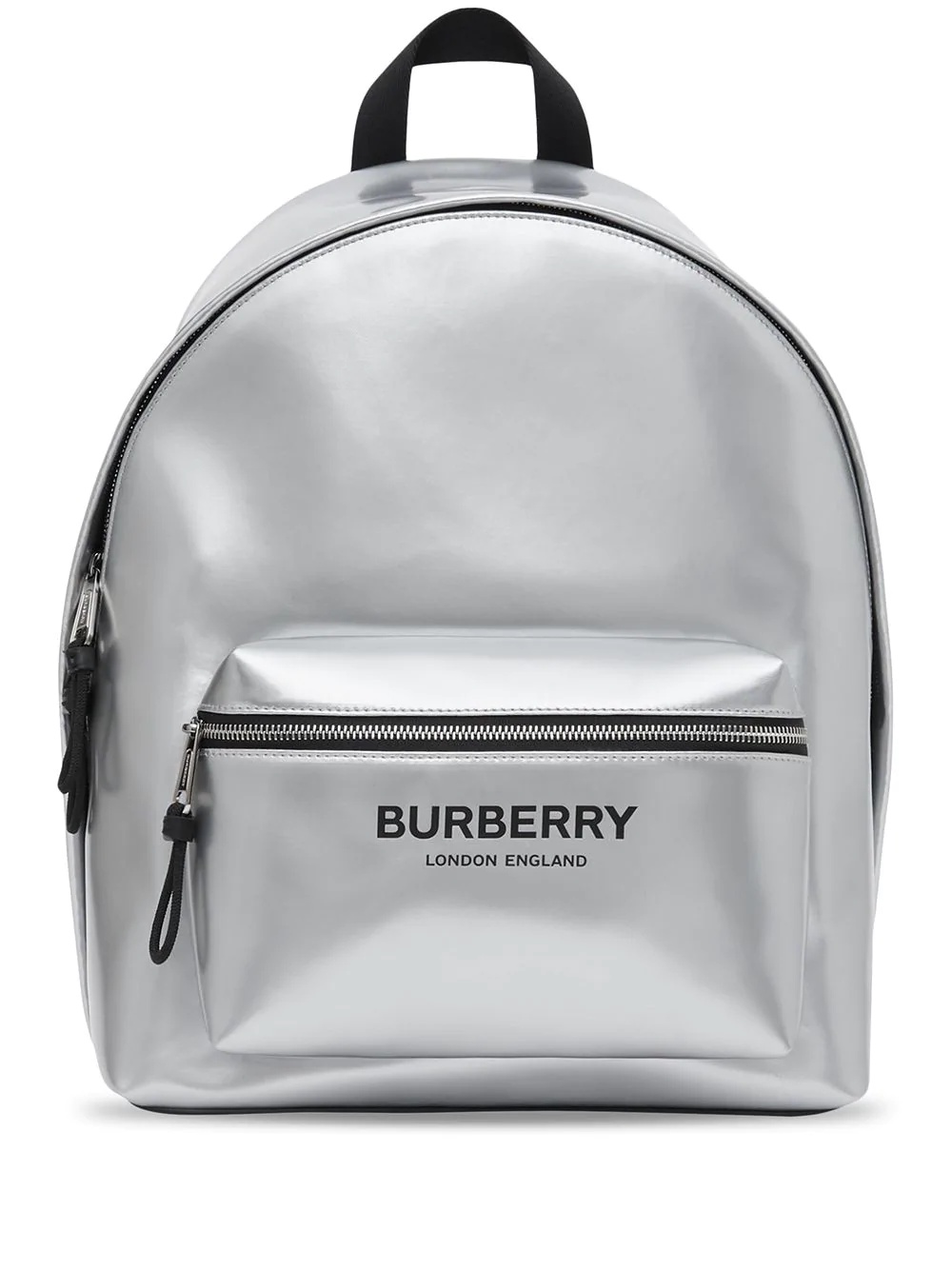 metallic logo backpack - 1