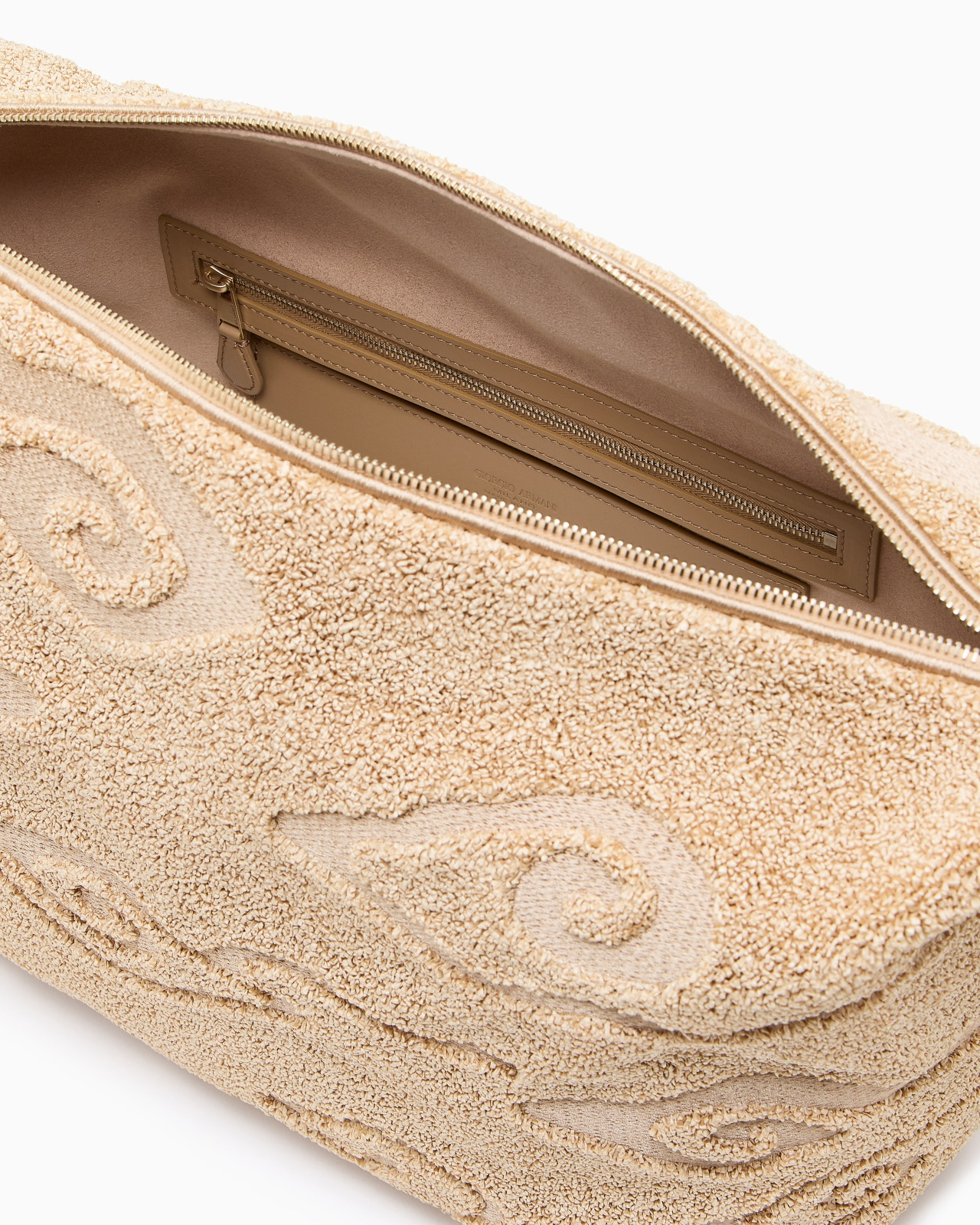 LA PRIMA SOFT LARGE HOBO BAG IN RAFFIA AND LEATHER - 4