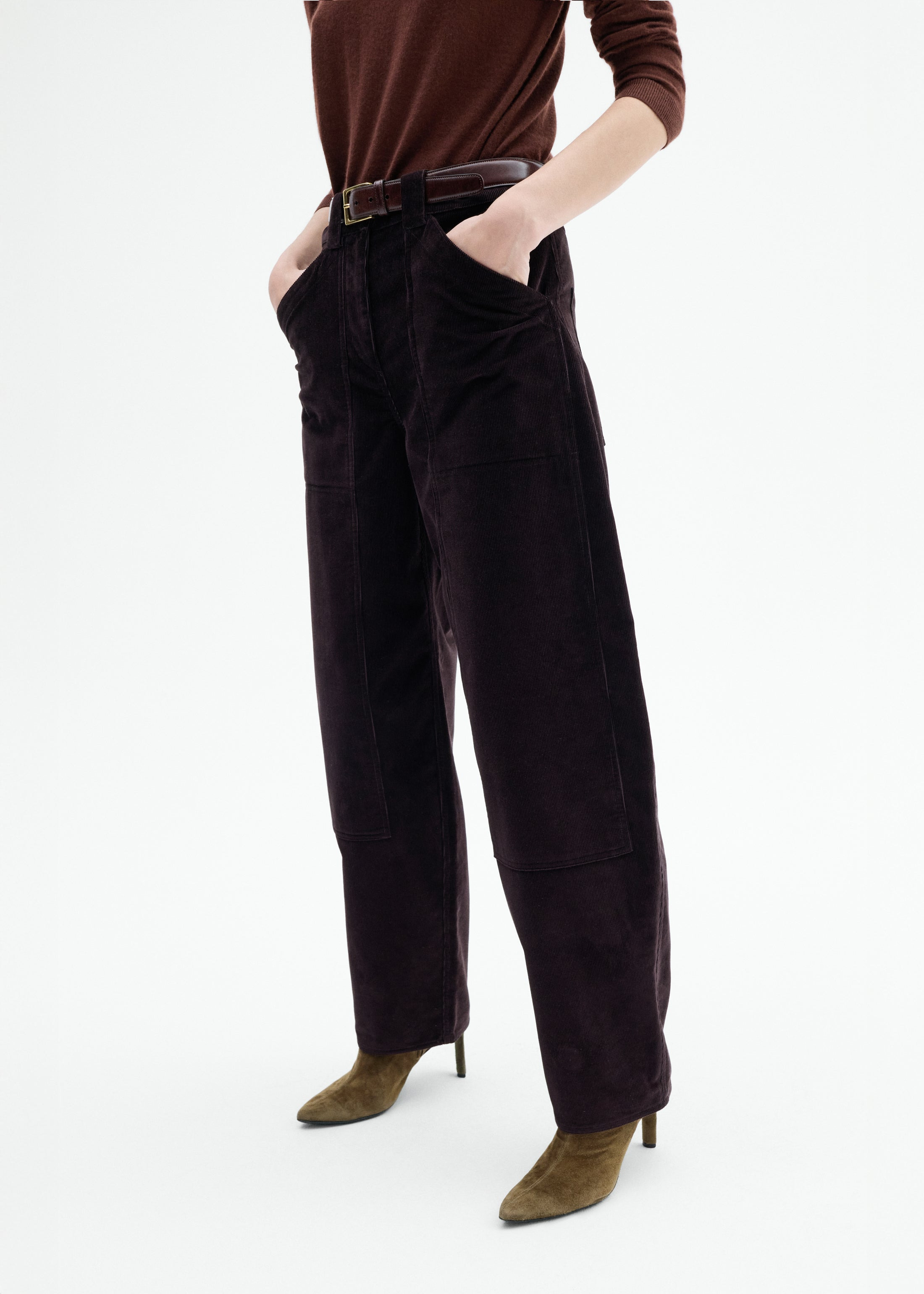 Corduroy Barrel Pant - 3