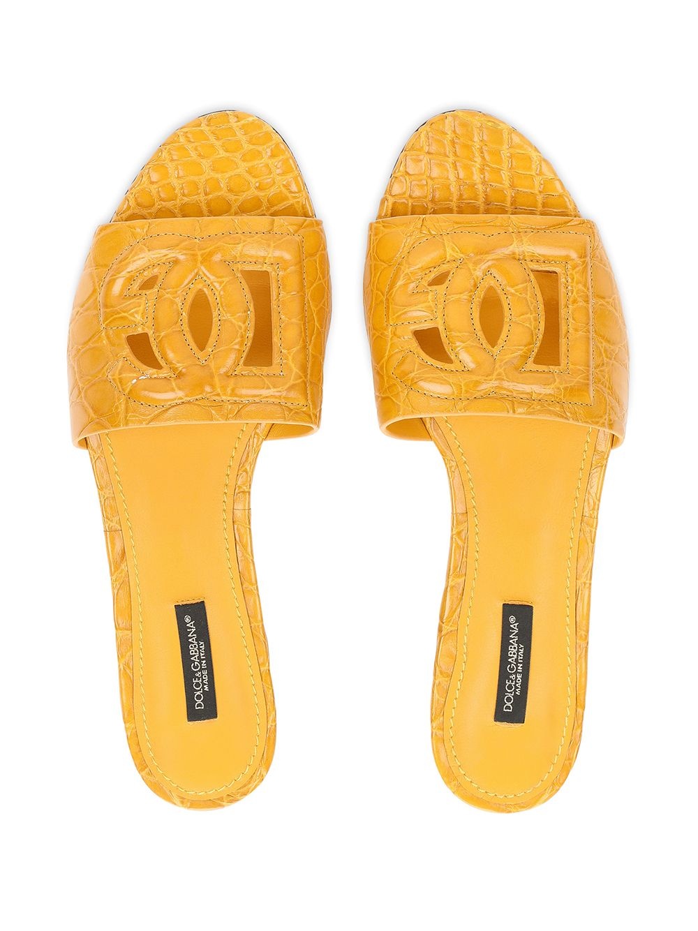 logo-embossed mule sandals - 4