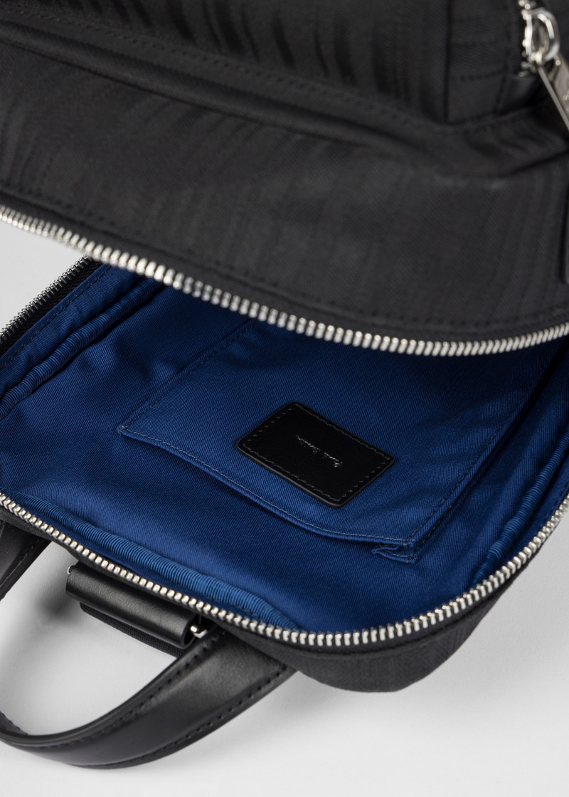 Black 'Shadow Stripe' Sling Pack 5