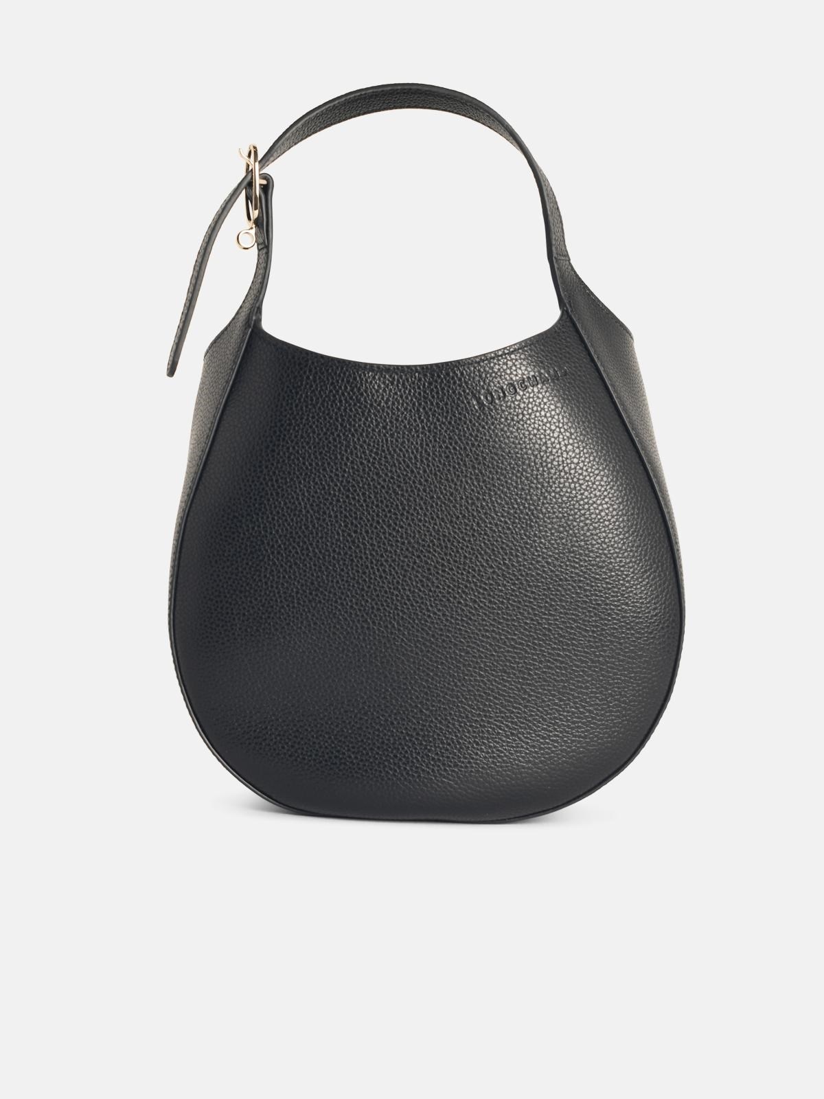 'LE FOULONNÉ' S BLACK LEATHER BAG - 1