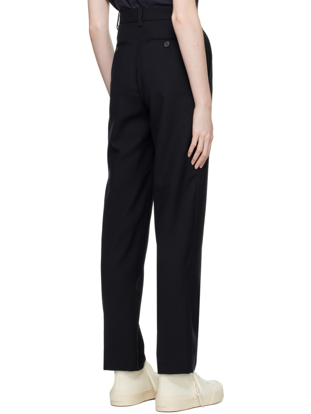 Black Tapered Trousers - 3