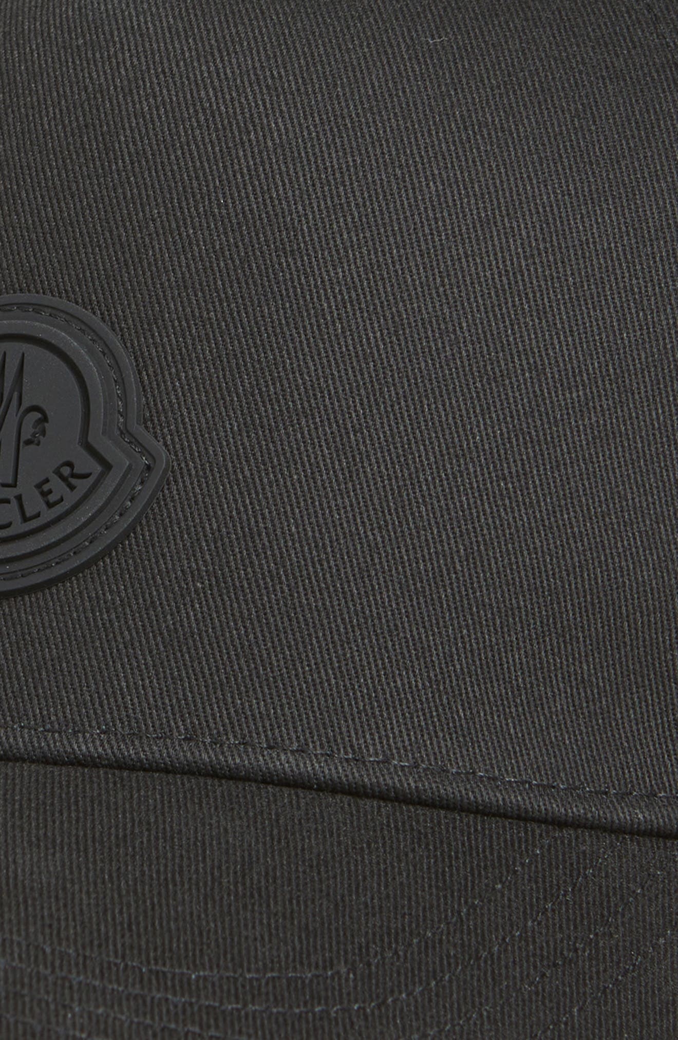Moncler Logo Cotton Adjustable Baseball Cap in Black at Nordstrom - 3