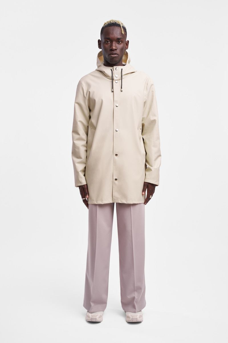 Stutterheim Stockholm Lightweight Raincoat Oyster outlook