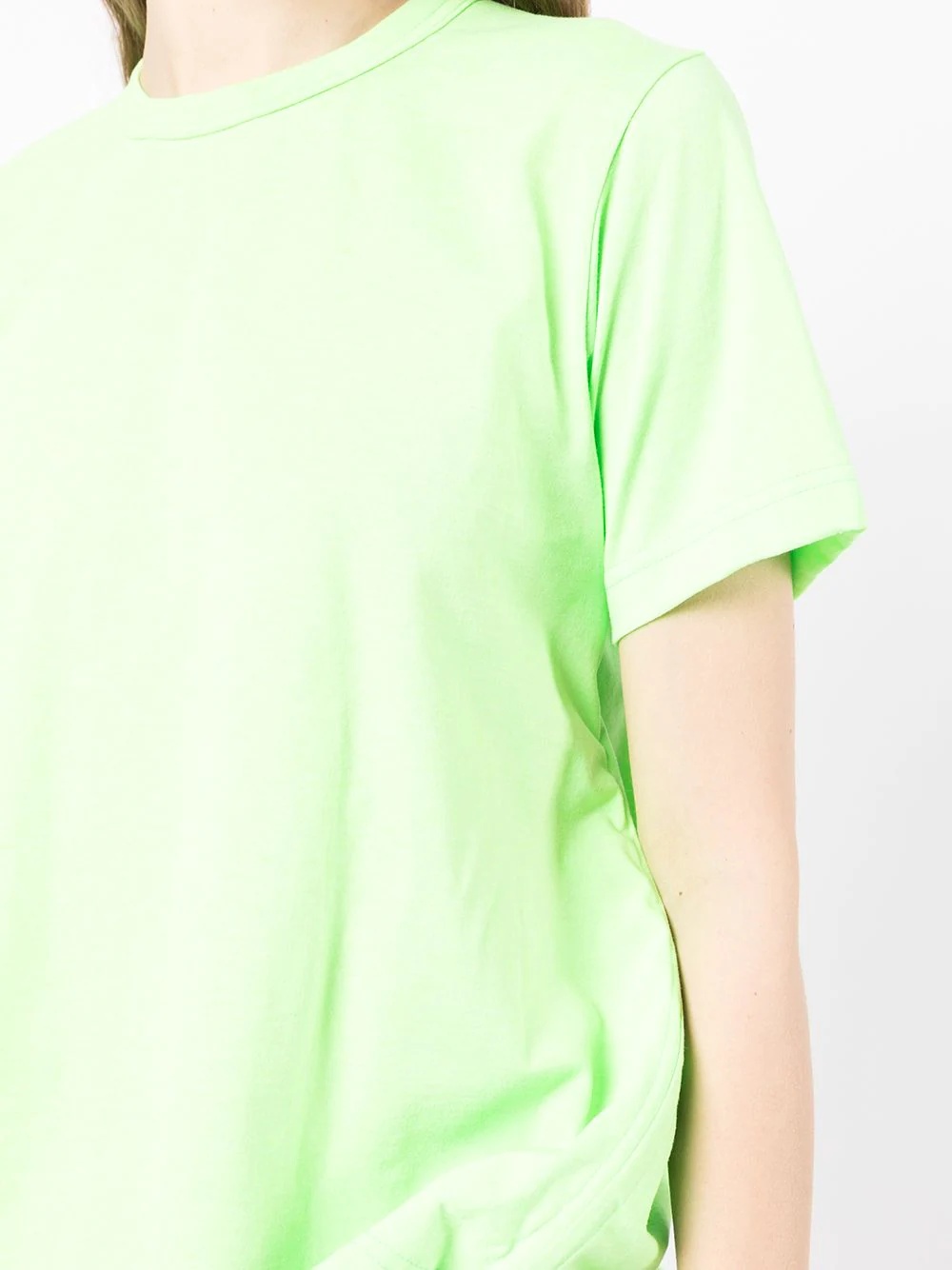 ruched crew-neck T-shirt - 5