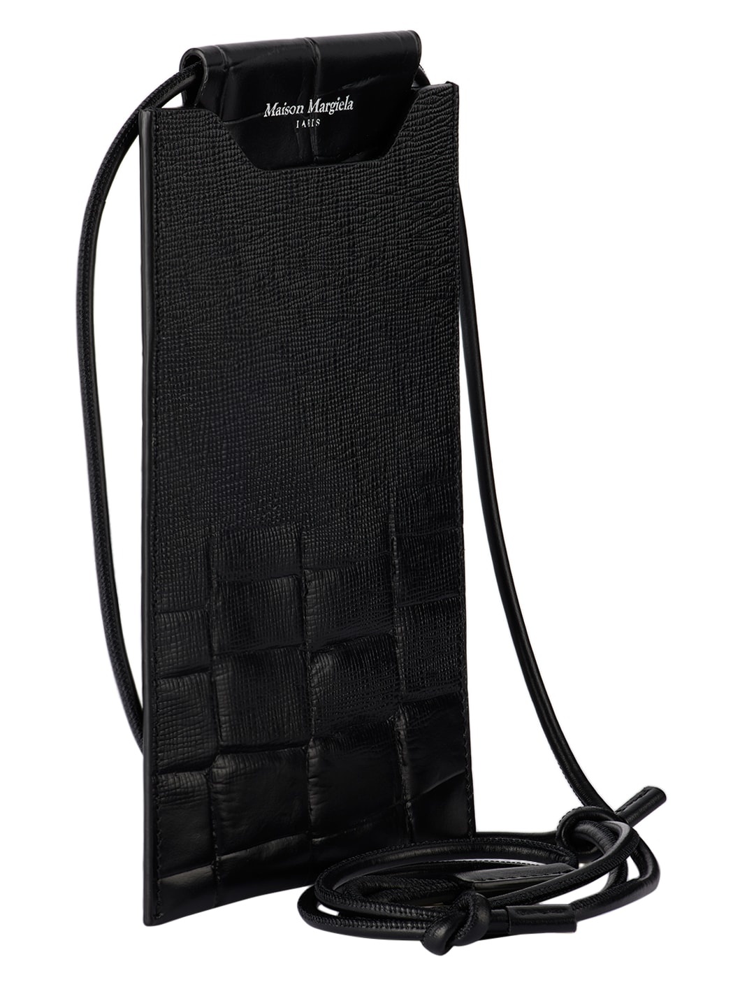 Black Croc Phone Pouch - 2