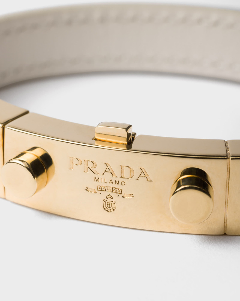 Prada Saffiano leather bracelet outlook