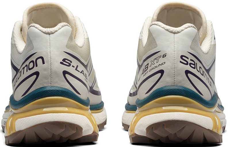 SALOMON Salomon XT-6 'Beige Purple Yellow' 414546 outlook