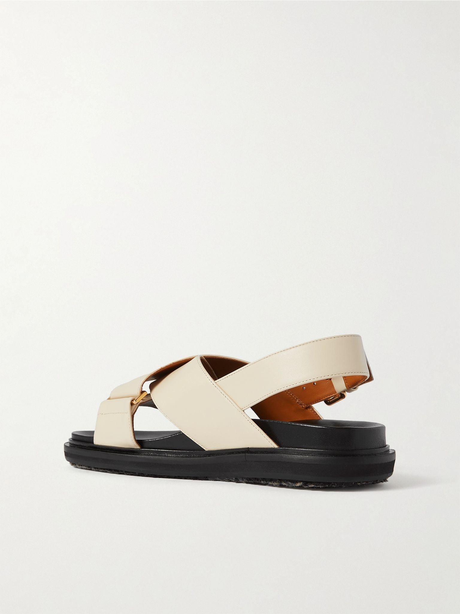 Fussbett leather slingback sandals White - 3