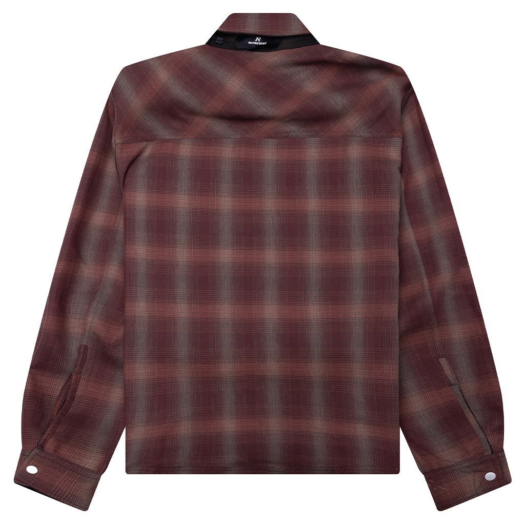 BONDED REVERSIBLE CHECK SHIRT - NERO - 4