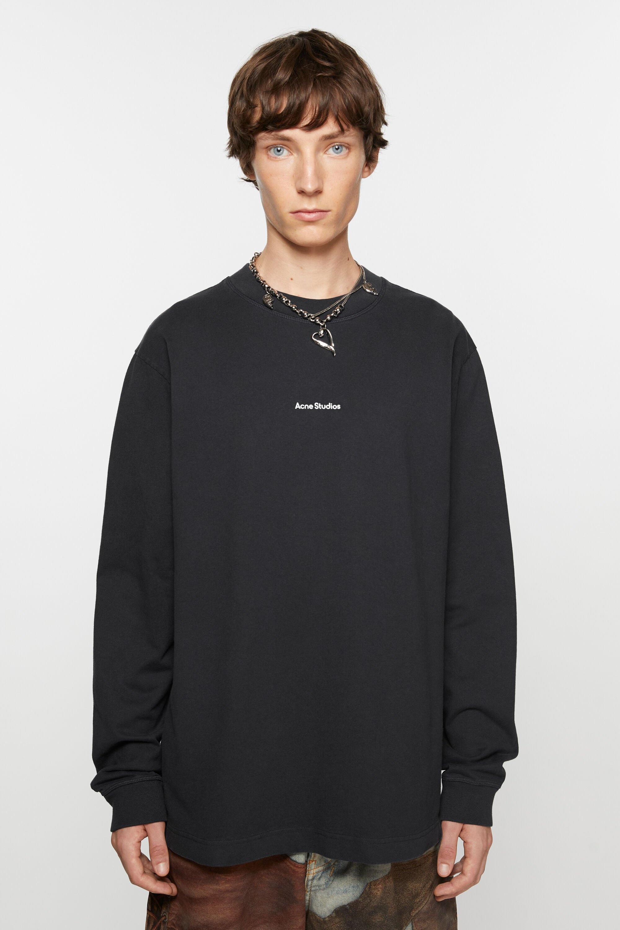 Logo long sleeve t-shirt - Black - 2